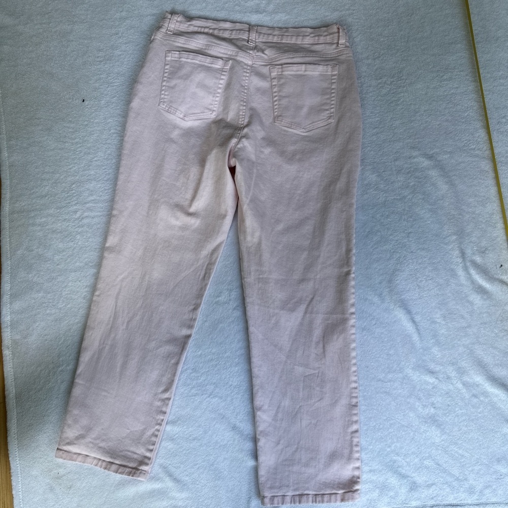 Gloria Vanderbilt Light Pink Straight Leg Jeans - Picture 8 of 9